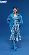 宋妍霏酷而美杂志写真图片，呈现简洁利落，刚柔并济的魅力