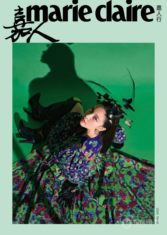 宋妍霏酷而美杂志写真图片，呈现简洁利落，刚柔并济的魅力