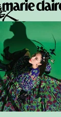 宋妍霏酷而美杂志写真图片，呈现简洁利落，刚柔并济的魅力
