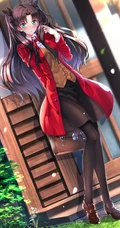 动漫少女远坂凛图片