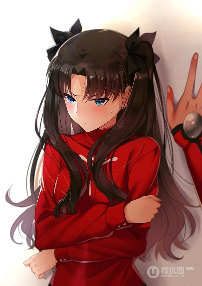 动漫少女远坂凛图片