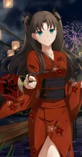 动漫少女远坂凛图片
