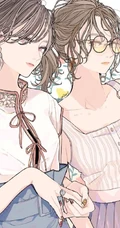 戴着耳饰耳环的漂亮时尚个性都市女孩手绘插画图片