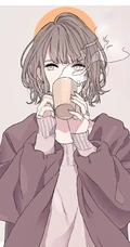 戴着耳饰耳环的漂亮时尚个性都市女孩手绘插画图片