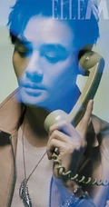 王凯手拿有线电话登《ELLEMEN》杂志帅气复古写真图片