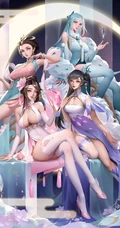王者荣耀人物图片，精选女性角色的王者荣耀人物插画美图