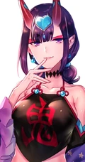 手游《Fate/Grand Order》中的酒吞童子气质美图