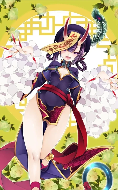 手游《Fate/Grand Order》中的酒吞童子气质美图