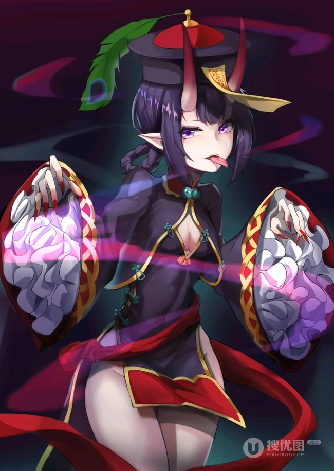 手游《Fate/Grand Order》中的酒吞童子气质美图