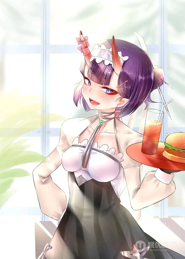 手游《Fate/Grand Order》中的酒吞童子气质美图