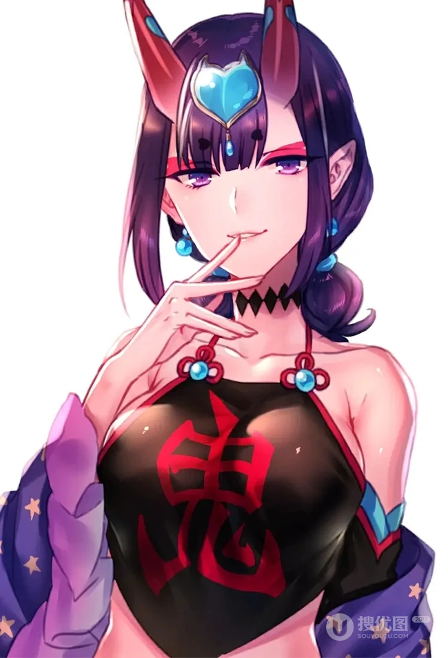 手游《Fate/Grand Order》中的酒吞童子气质美图