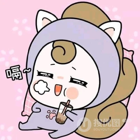 心有灵犀搞笑小可爱卡通人物情侣配对一左一右头像图片