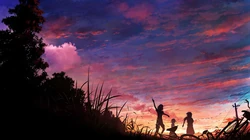 超美二次元动漫场景，风景，景色插画壁纸图片