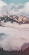 大自然大气磅礴的山峰高清手机壁纸