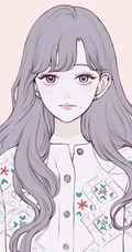 不带笑容的动漫女生，韩国插画师Yooo ri作品