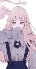 不带笑容的动漫女生，韩国插画师Yooo ri作品