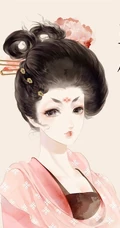 不同朝代女人的发髻发型精美好看手绘插画图片