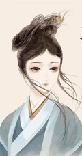 不同朝代女人的发髻发型精美好看手绘插画图片