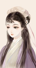 不同朝代女人的发髻发型精美好看手绘插画图片