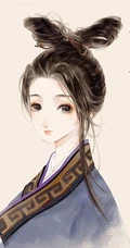 不同朝代女人的发髻发型精美好看手绘插画图片