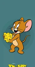 《猫和老鼠》里的小老鼠JERRY可爱手机壁纸图片