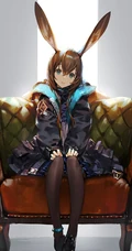 手游&ldquo;明日方舟&rdquo;长着兔耳朵的角色&ldquo;阿米娅&rdquo;手机壁纸合集