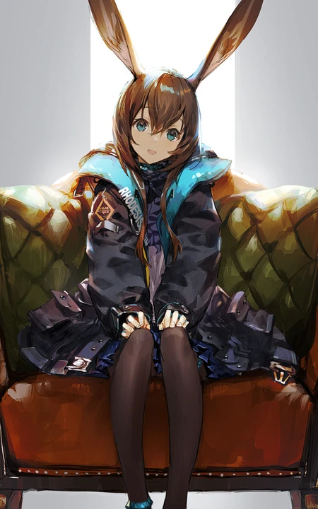 手游&ldquo;明日方舟&rdquo;长着兔耳朵的角色&ldquo;阿米娅&rdquo;手机壁纸合集