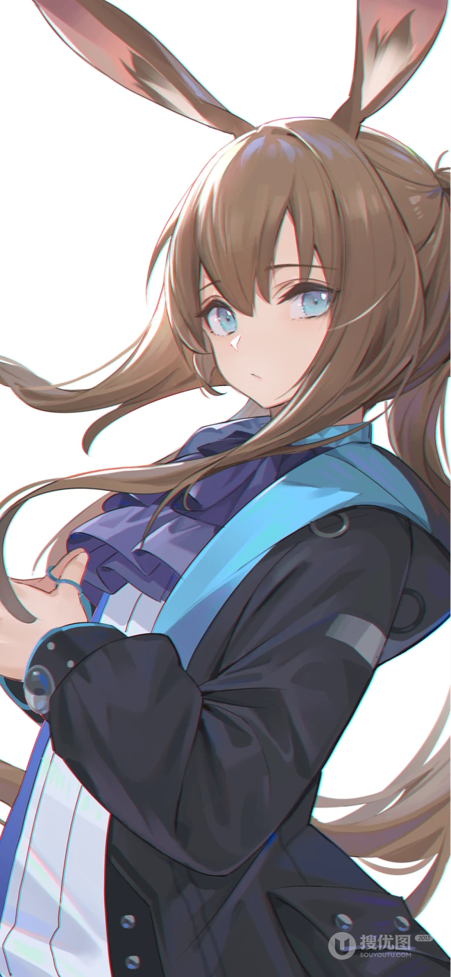 手游&ldquo;明日方舟&rdquo;长着兔耳朵的角色&ldquo;阿米娅&rdquo;手机壁纸合集