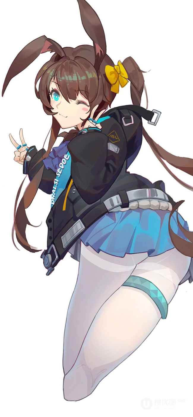 手游&ldquo;明日方舟&rdquo;长着兔耳朵的角色&ldquo;阿米娅&rdquo;手机壁纸合集