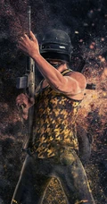 火爆端游&ldquo;绝地求生&rdquo;三级套人物插画手机壁纸