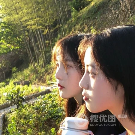 闺蜜头像两人一人一张，一萌一酷，超甜蜜可爱真实闺蜜头像图片