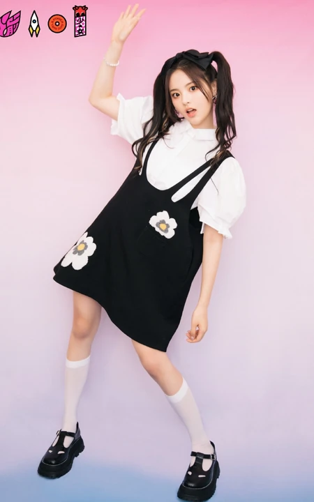 杨超越双马尾发型甜美可爱写真图片