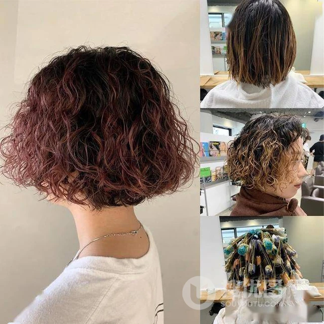 蓬松感很强的&ldquo;泡面头&rdquo;，适合头发软，发量少的女生洋气烫发发型图片 第10张
