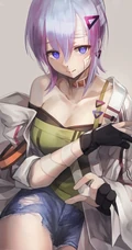 轻微受伤或生病的动漫女孩唯美插画图片集