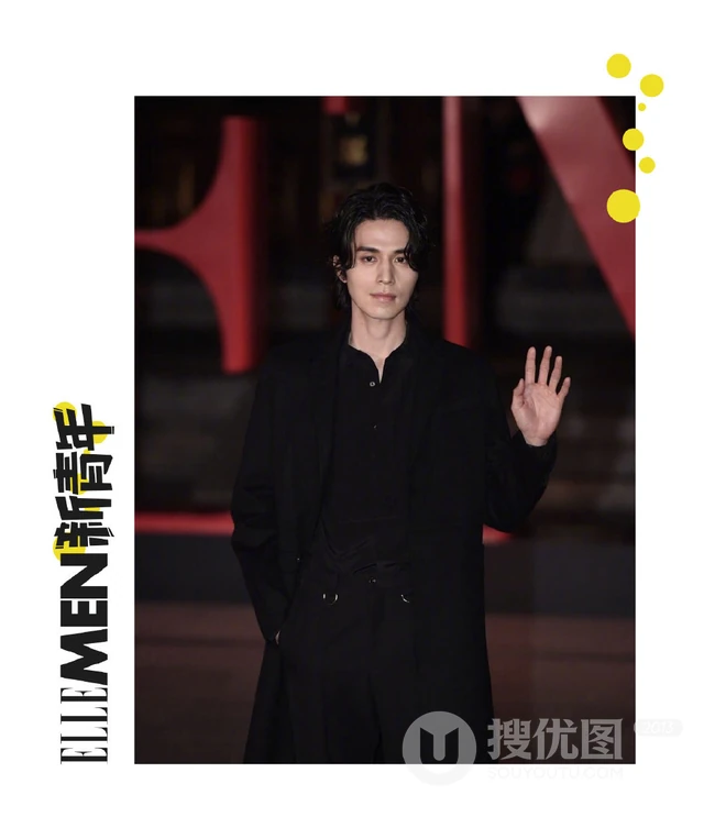 新青年晒出9位明星帅哥样片，全黑色look的9位明星帅哥，超有范