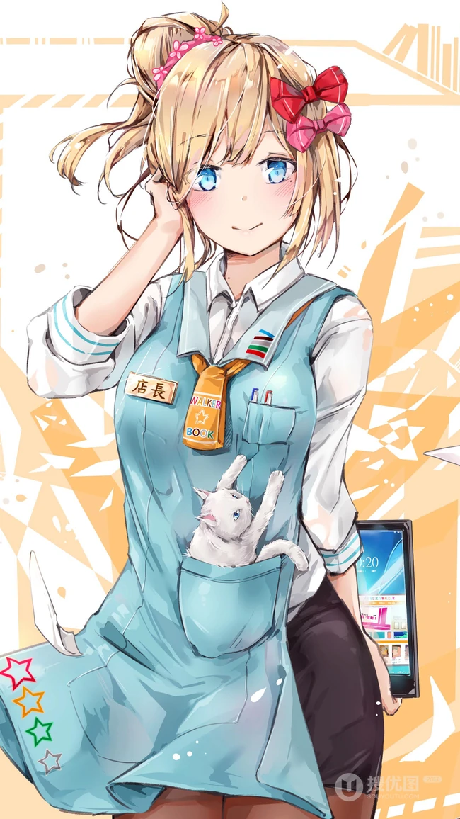 清爽的、酷酷的、和服等动漫美女手机壁纸6月24日大合集推荐