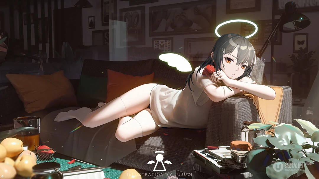 漂亮的动漫少女插画桌面壁纸6月24日组图推荐