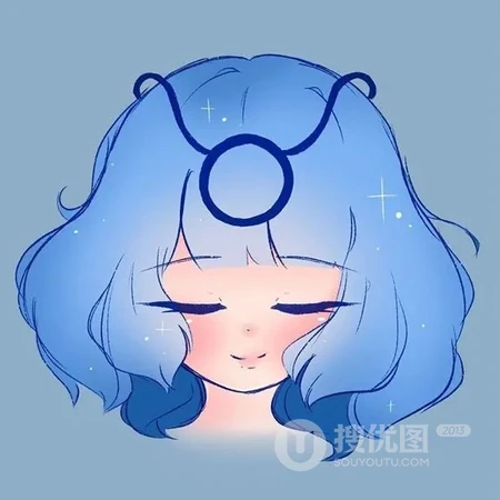 十二星座专属女生头像，适合喜欢可爱甜女生生的专属卡通星座头像图片