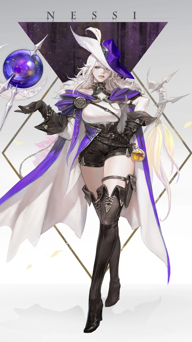 手绘酷酷有帅气的动漫少女手机壁纸6月25日合集推荐