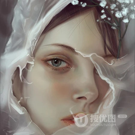唯美写实动漫插画女头，时尚漂亮的都市女郎头像图片