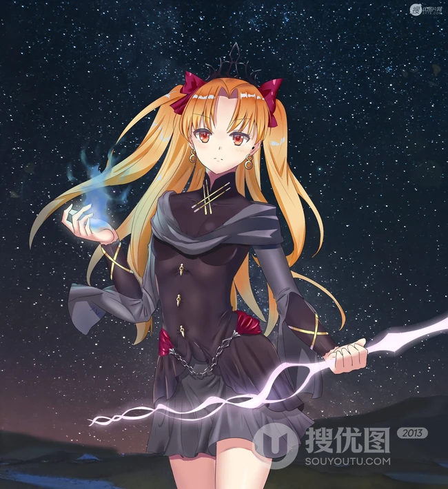 有喜欢线条感的不？气质二次元动漫线条感、袜装少女精选图片