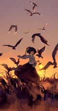 唯美动漫少女和场景插画，精选9张唯美二次元插画图片