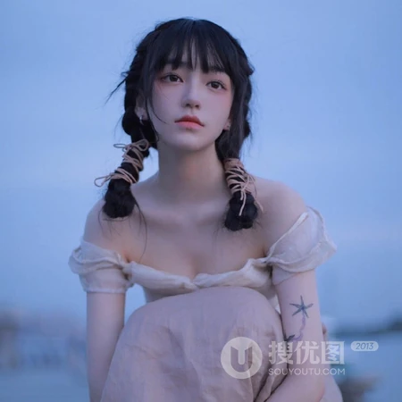 超好看仙气女生头像，湖边仙气飘飘的连衣裙女生头像套图