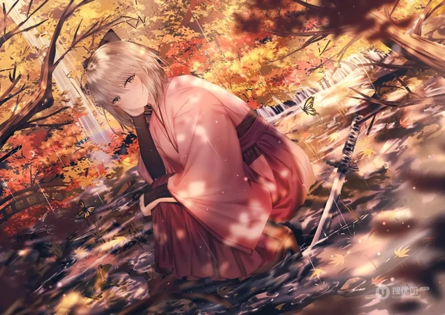 游戏《Fate/Grand Order》动漫人物冲田总司图片