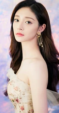 周洁琼气质绣花礼裙长裙超好看仙气写真图片