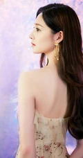 周洁琼气质绣花礼裙长裙超好看仙气写真图片