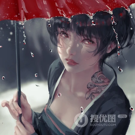 鬼刀漫画人物&ldquo;小绿&rdquo;头像女霸气冷酷无情高清图片