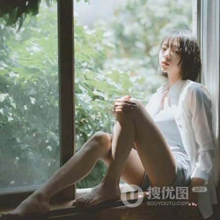 小清新短发女生头像真人图片，唯女生生写真头像套图