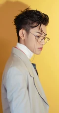 小鬼王琳凯酷潮西服套装写真照片
