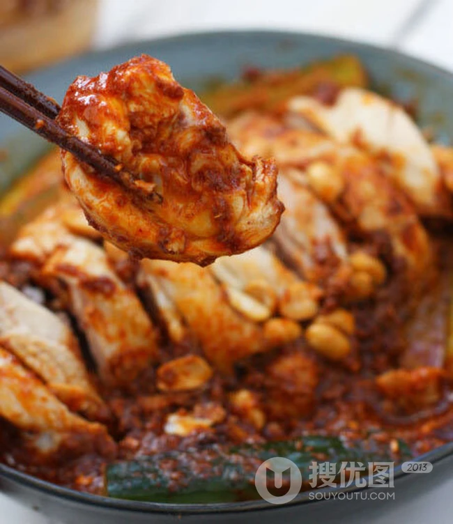 寻味美食-好吃不麻烦的麻酱口水鸡做法图片 第1张